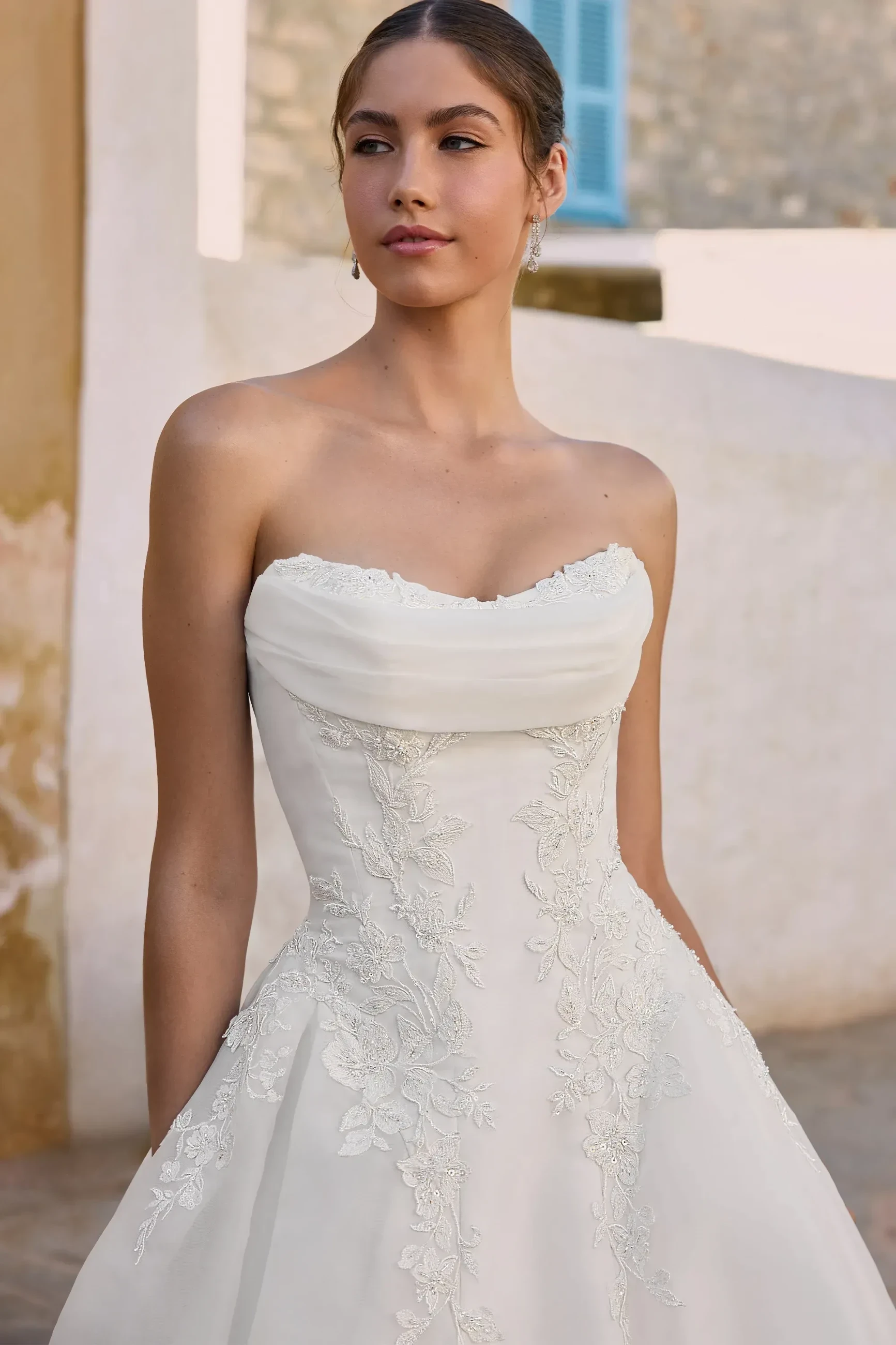 Photo of model wearing a bridal collection gown
