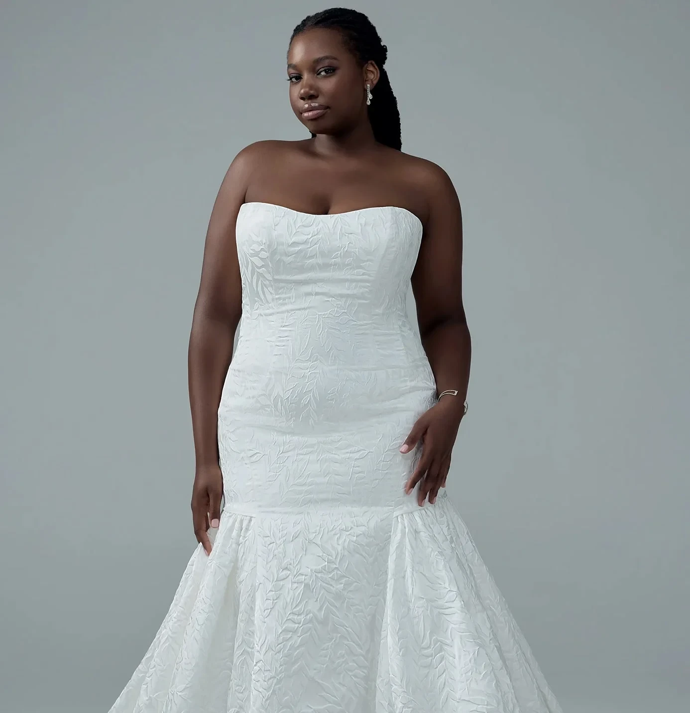 Photo of model wearing a Sophia Tolli collection bridal gown