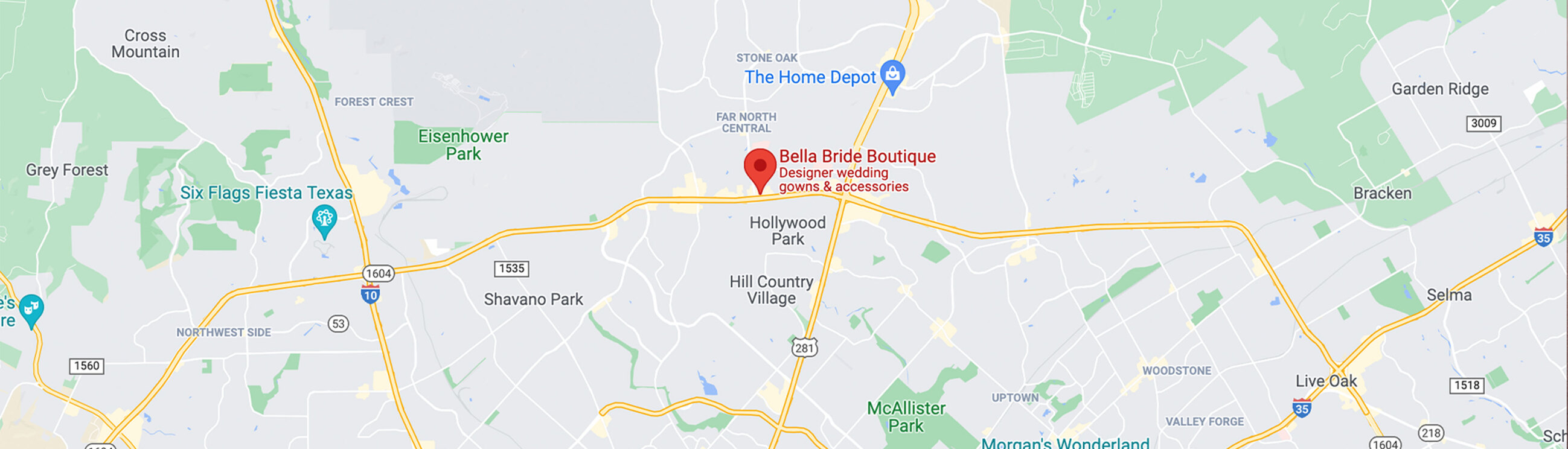 Bella Bride Boutique location